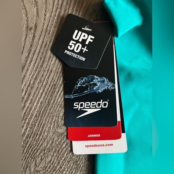 Speedo Turquoise Swim jammer - Picture 4 of 6